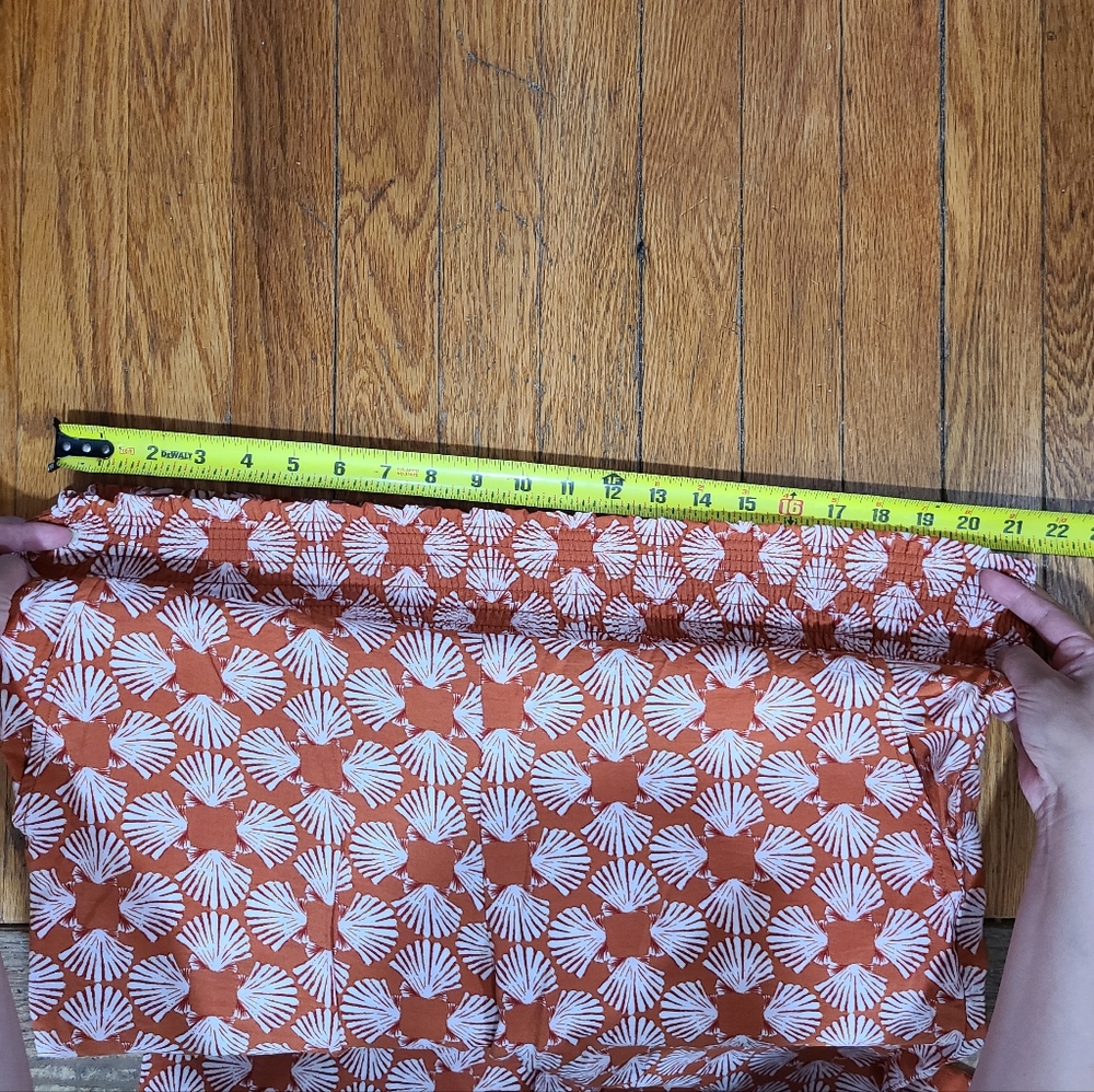Maeve Anthropologie Seashell Printed Wide-Leg Pants Medium - Picture 15 of 15